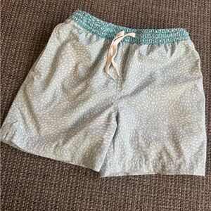 Chubbies Kids Swim Trunks - Light Blue and White